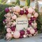 Burgundy Pink Balloon Garland Double Stuffed Pastel Pink Nude Beige Plum Mauve Lavender Latex Balloons Arch Kit for Birthday Wedding Baby Bridal Shower Decoration